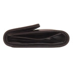Prada Logo Bifold Wallet Dark Brown — view 3