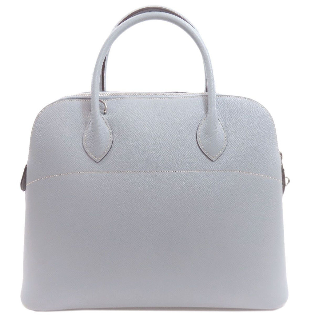 Hermes Bolide 37 Silver Handbag Epsom Light Blue — view 2