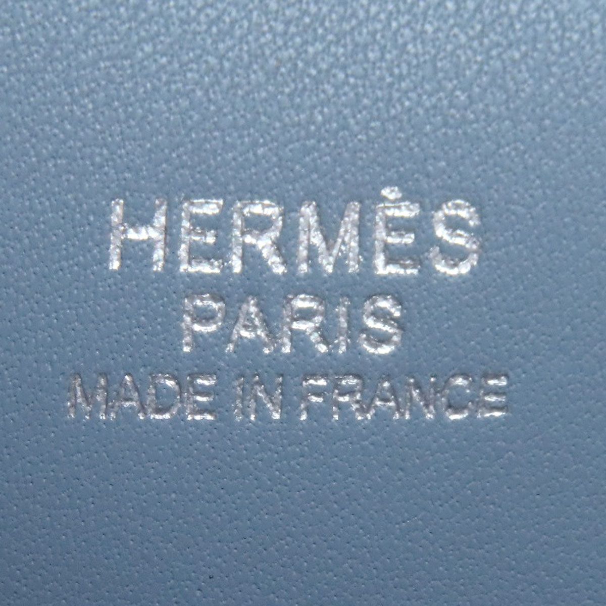 Hermes Bolide 37 Silver Handbag Epsom Light Blue — view 6