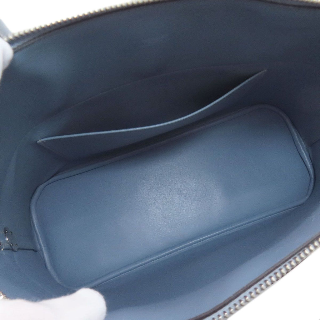 Hermes Bolide 37 Silver Handbag Epsom Light Blue — view 5