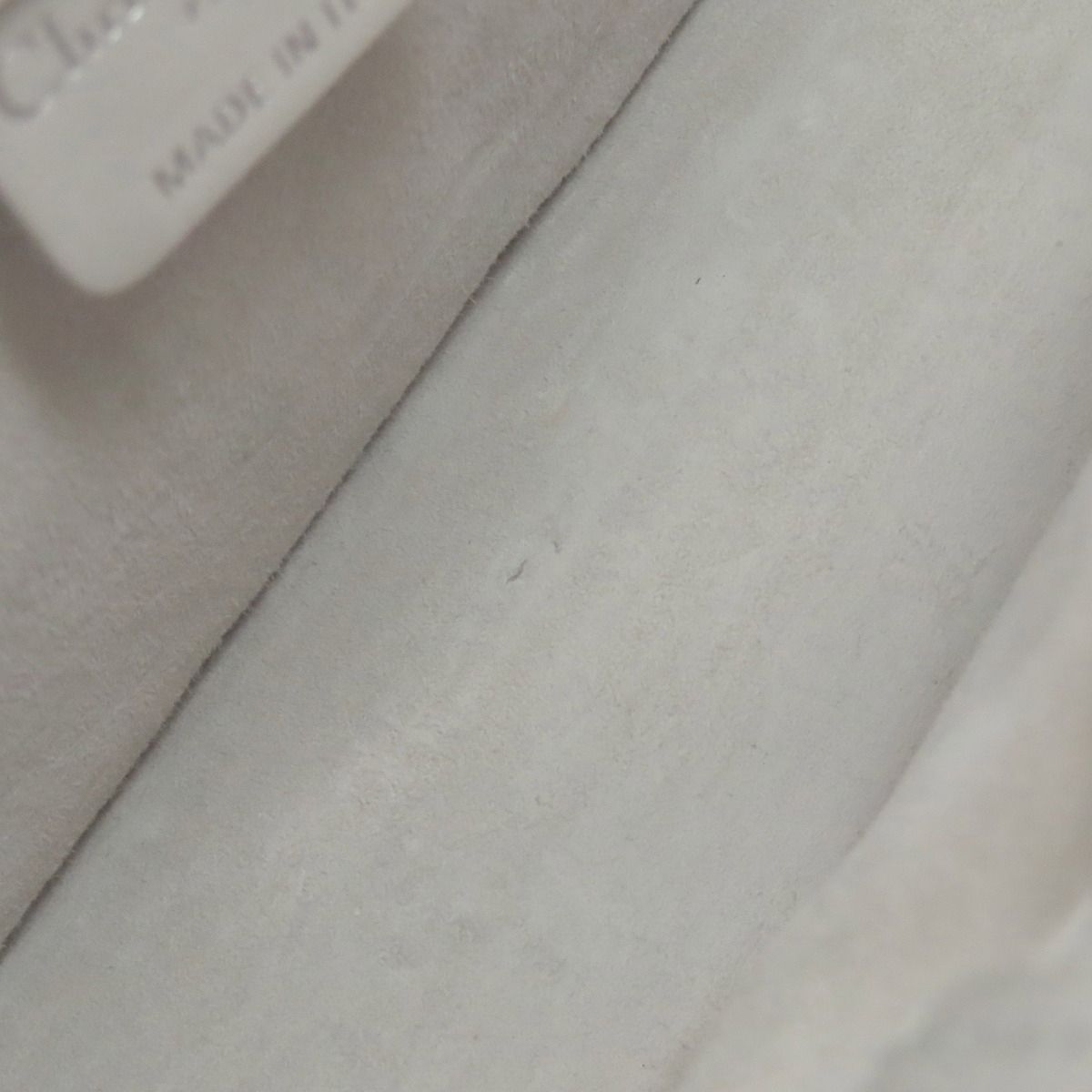 Dior Book Tote Mini Macro Cannage 2-Way Handbag White Gray — view 9