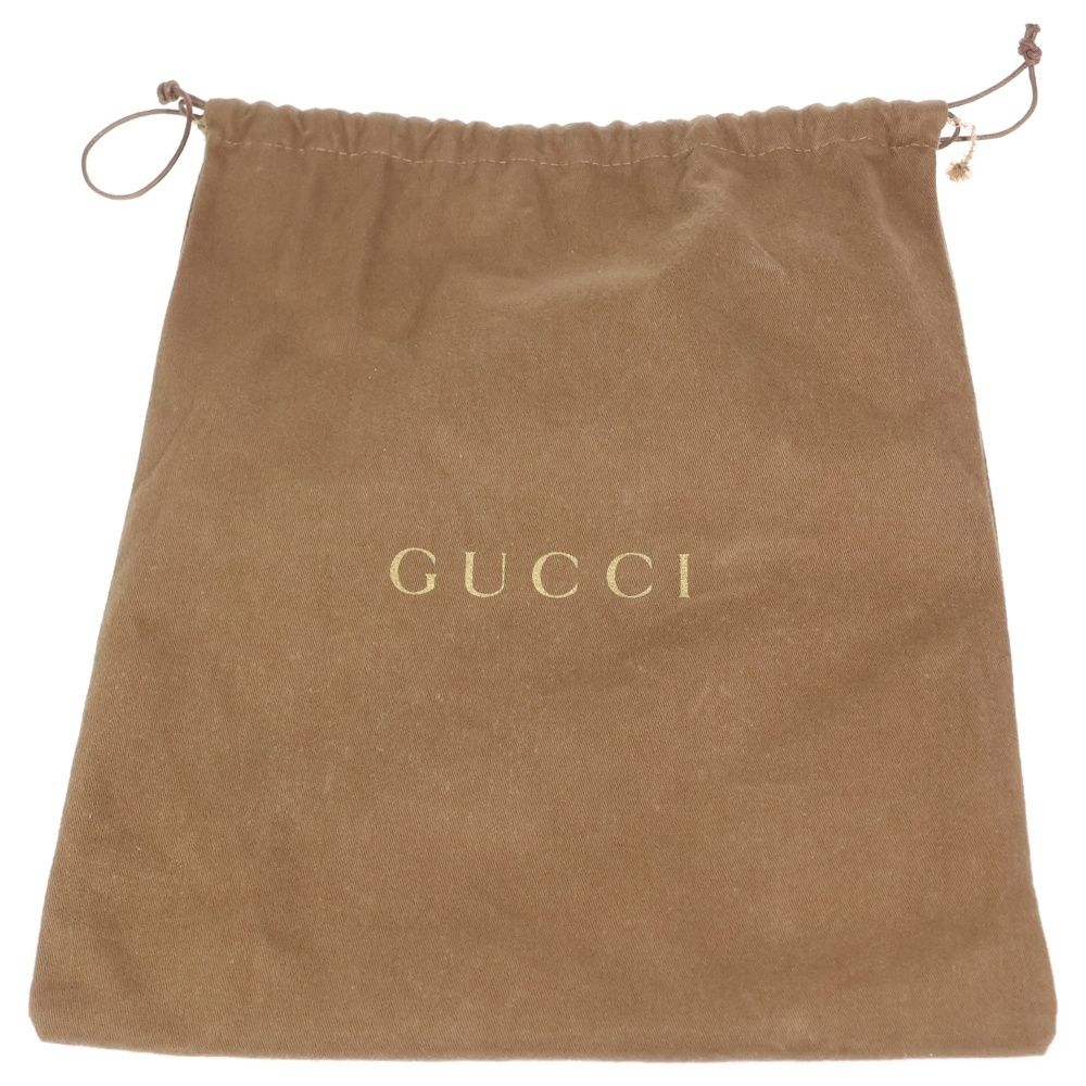 Gucci Embossed Logo Straight Tip Leather Shoes Brown — view 6