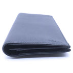 Prada Saffiano Bifold Wallet Card Case Black Leather — view 3