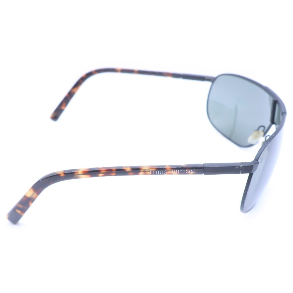 Louis Vuitton Damier Graphite Shield Sunglasses Black — view 3