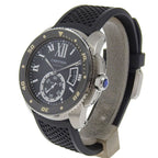 Cartier Calibur Diver Stainless Steel Rubber Watch — view 2