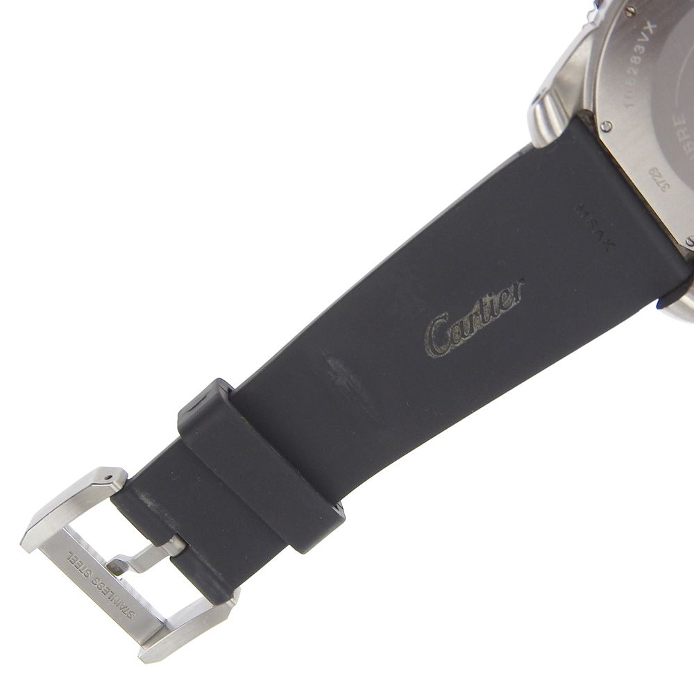 Cartier Calibur Diver Stainless Steel Rubber Watch — view 7