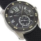 Cartier Calibur Diver Stainless Steel Rubber Watch — view 3