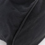 Chanel Pull Logo Drawstring Cotton Black Shoulder Bag — view 4