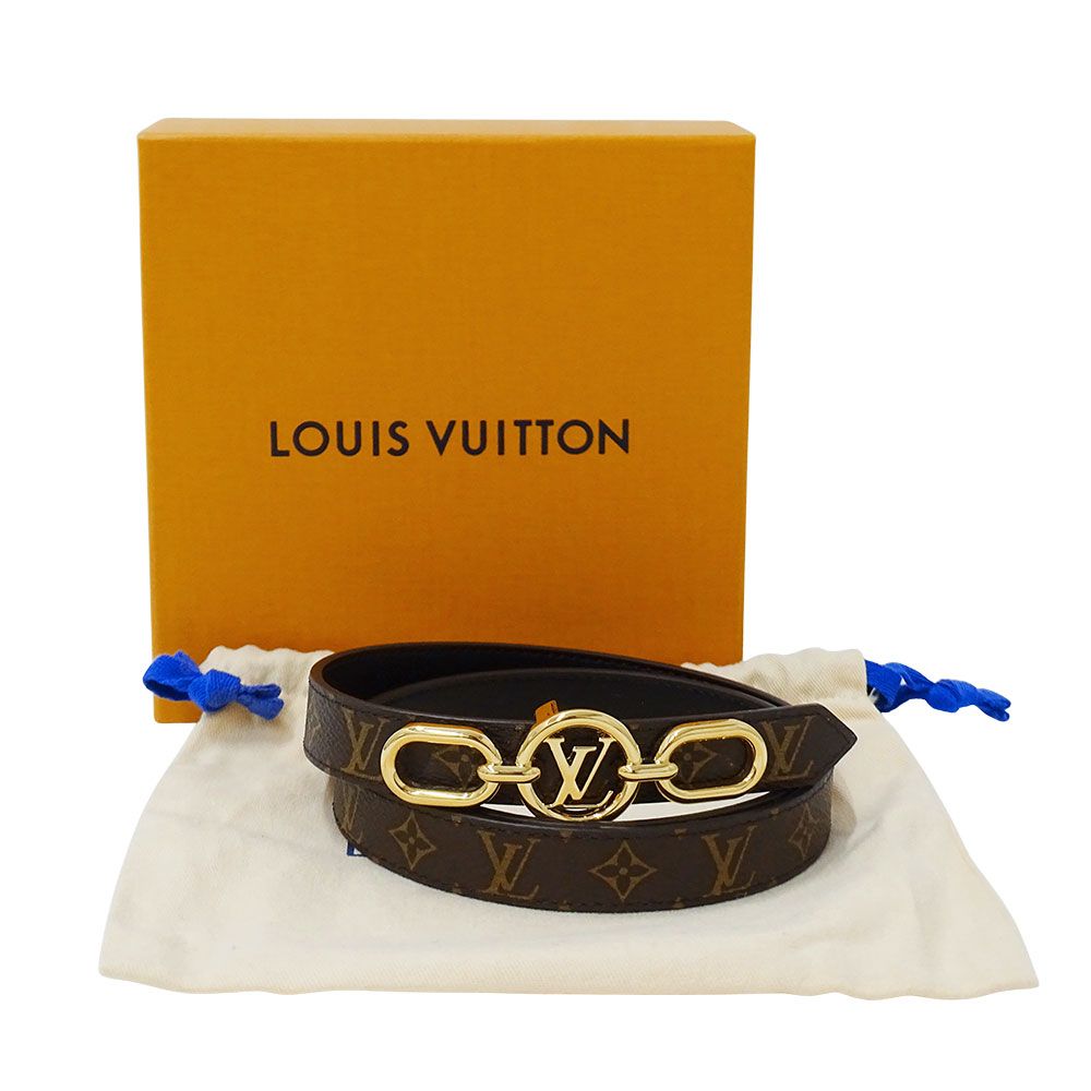 Louis Vuitton Belt Monogram Canvas LV Circle Prime Noir Black — view 6