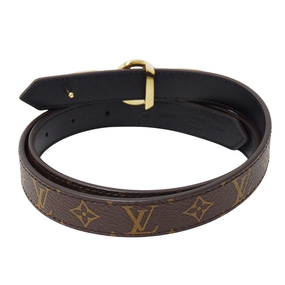 Louis Vuitton Belt Monogram Canvas LV Circle Prime Noir Black — view 2