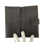 Gucci GG Crystal Brown Gold Leather Wallet — view 7