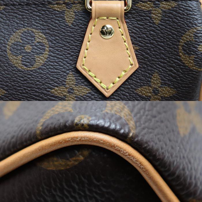 Louis Vuitton Nano Speedy 2-Way Shoulder Bag Brown — view 9