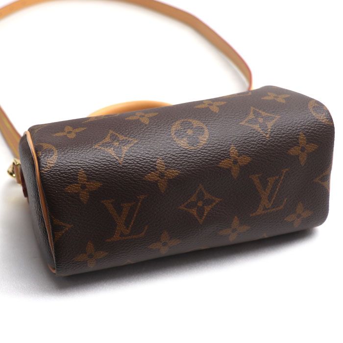 Louis Vuitton Nano Speedy 2-Way Shoulder Bag Brown — view 3
