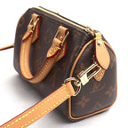 Louis Vuitton Nano Speedy 2-Way Shoulder Bag Brown — view 2