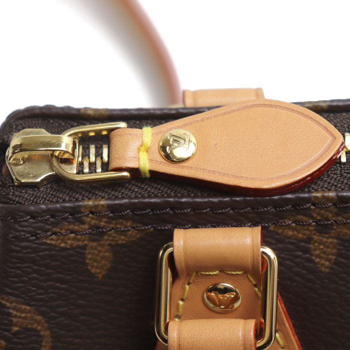 Louis Vuitton Nano Speedy 2-Way Shoulder Bag Brown — view 8