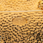 Chanel CC Logo Vintage Gold Plated Brooch — view 3
