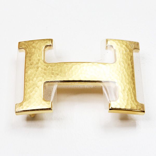 Hermes Belt Buckle Martelee & Leather 32 Calf 135 Togo Black — view 5