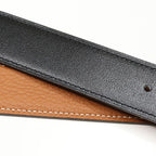 Hermes Belt Buckle Martelee & Leather 32 Calf 135 Togo Black — view 3