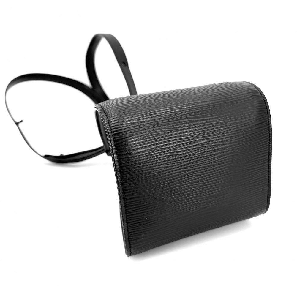 Louis Vuitton Shoulder Bag Epi Mini Crossbody Pochette Black Noir — view 3