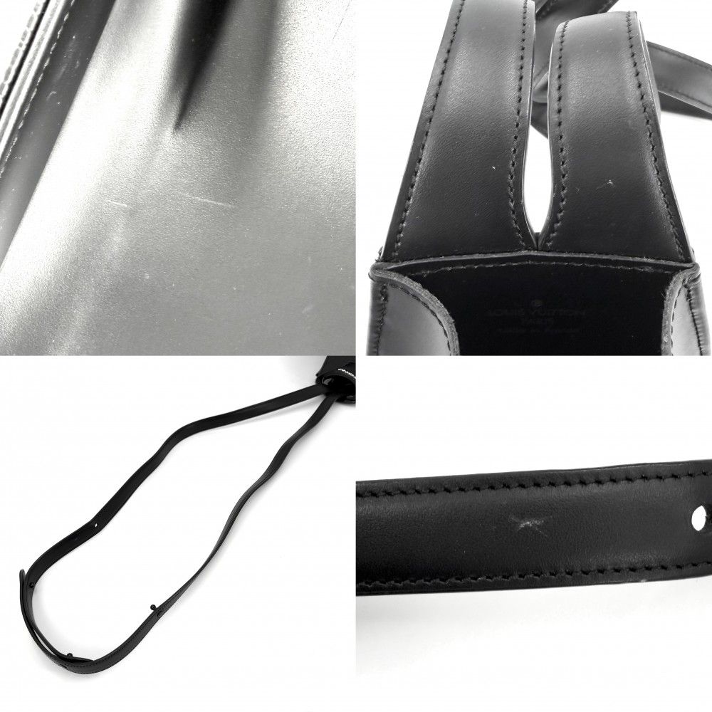 Louis Vuitton Shoulder Bag Epi Mini Crossbody Pochette Black Noir — view 6