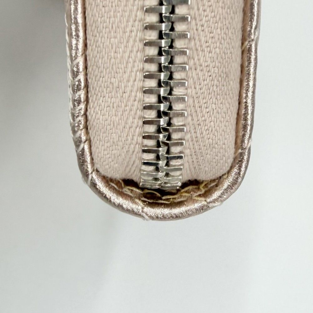 Chanel Coin Case Metallic Stitch Card CC Logo Purse — view 7