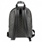 Celine Backpack Leather Canvas Brown X Black — view 2