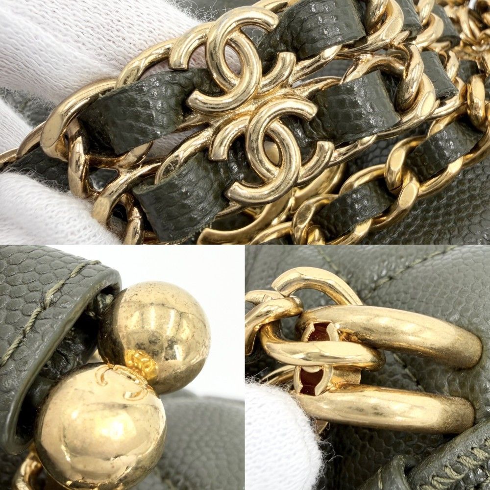 Chanel Shoulder Bag Quilted Drawstring Chain — view 7