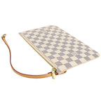 Louis Vuitton Damier Azur Pouch Beige Gold — view 4