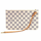 Louis Vuitton Damier Azur Pouch Beige Gold — view 2