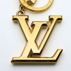 Louis Vuitton Key Holder Porte Cles LV Facet Metal Gold Plated — view 2