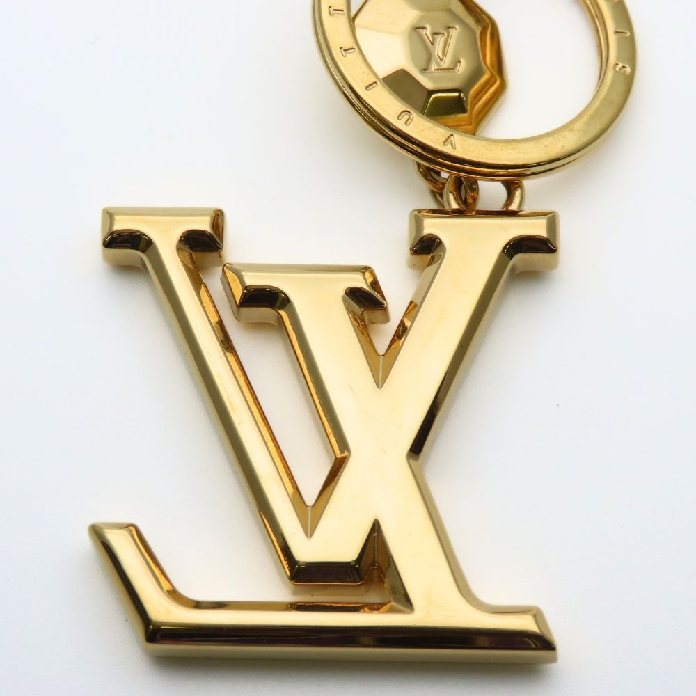 Louis Vuitton Key Holder Porte Cles LV Facet Metal Gold Plated — view 3