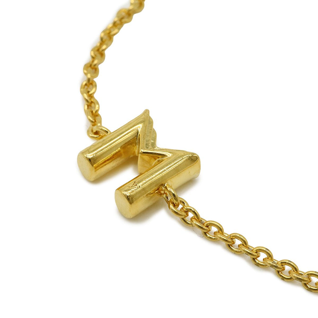 Louis Vuitton Bracelet LV & me M Initial Gold Plated — view 3