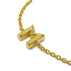 Louis Vuitton Bracelet LV & me M Initial Gold Plated — view 3
