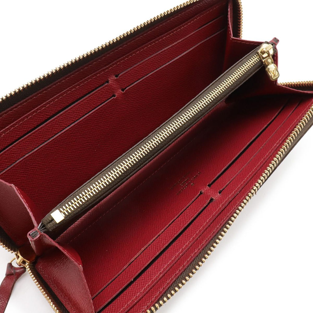 Louis Vuitton Monogram Portefeuille Clemence Zip Around Wallet Fuchsia — view 6