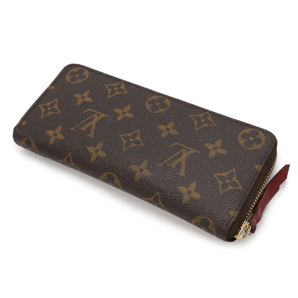 Louis Vuitton Monogram Portefeuille Clemence Zip Around Wallet Fuchsia — view 2