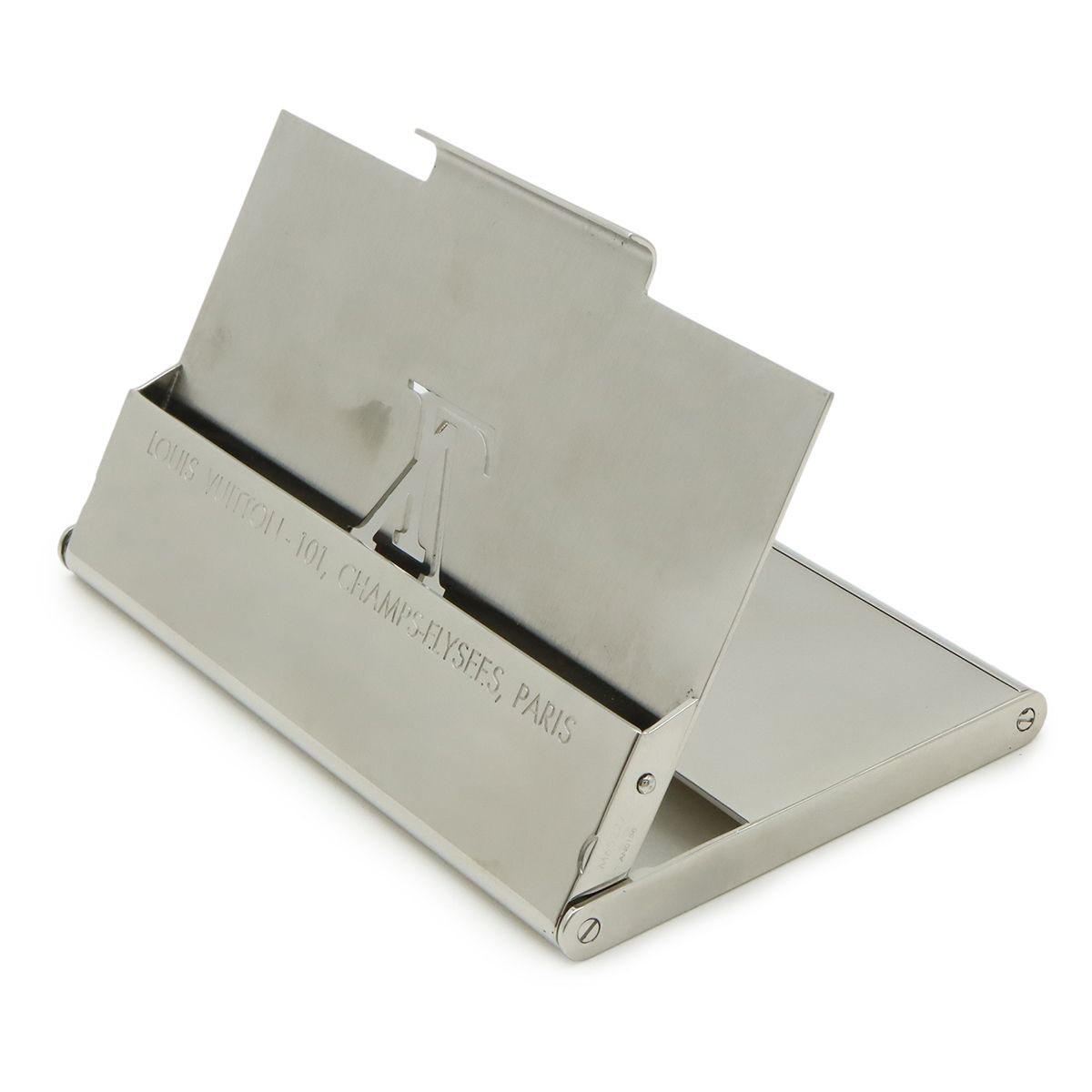 Louis Vuitton Card Holder Case Business Metal — view 4