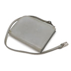 Hermes Remix Card Case Passcase L-shape Zipper Strap Leather Light Gray — view 2