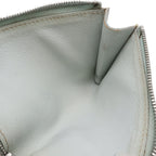 Hermes Remix Card Case Passcase L-shape Zipper Strap Leather Light Gray — view 6