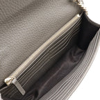 Gucci Interlocking Logo Chain Wallet Shoulder Bag 2-Way Clutch — view 6