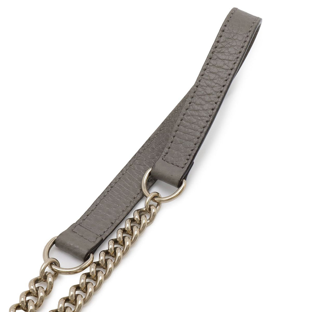 Gucci Interlocking Logo Chain Wallet Shoulder Bag 2-Way Clutch — view 5