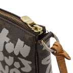 Louis Vuitton Monogram Graffiti Pochette Pouch Handbag Argen Gray Arjan — view 4