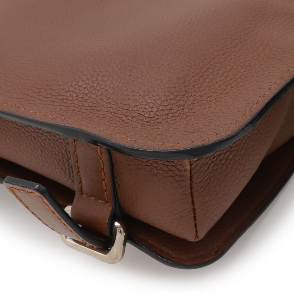 Loewe Anagram Military Bum Bag Crossbody Leather Silver Ha — view 3