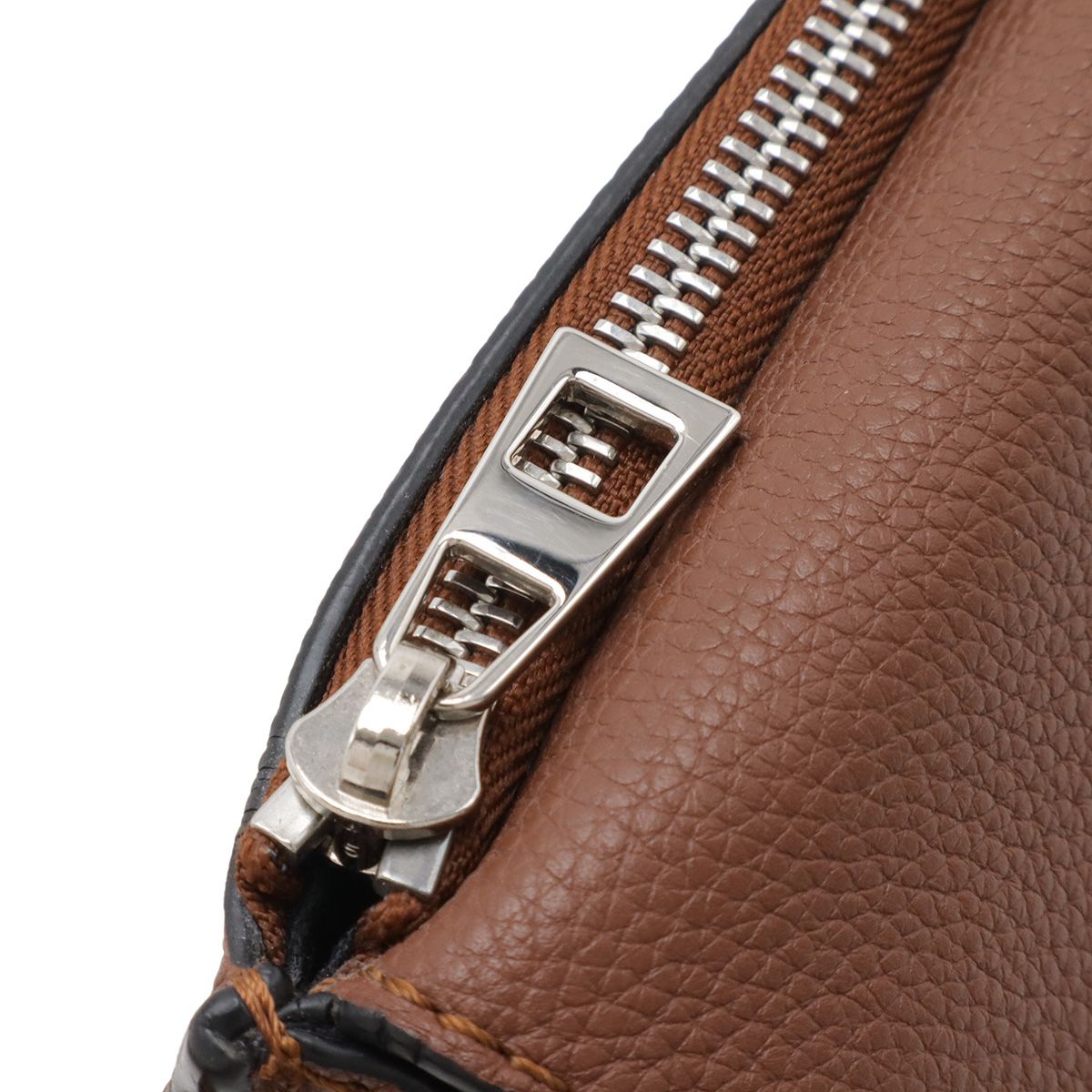Loewe Anagram Military Bum Bag Crossbody Leather Silver Ha — view 4