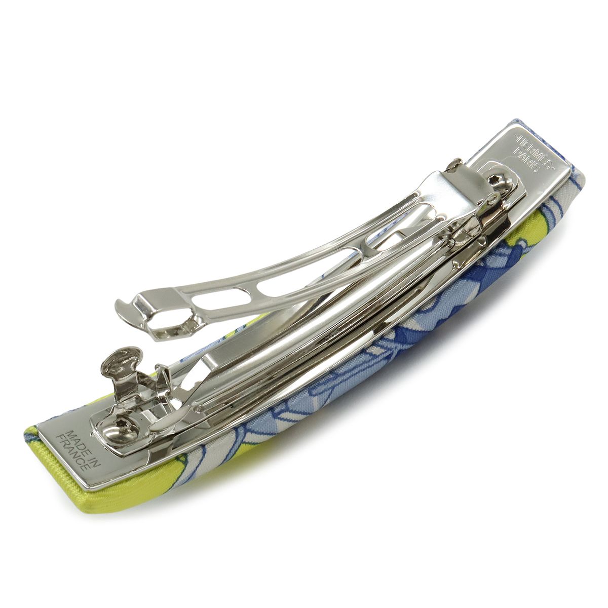 Hermes Eclipse PM Barrette Hair Clip Legend Blue White-yellow — view 4