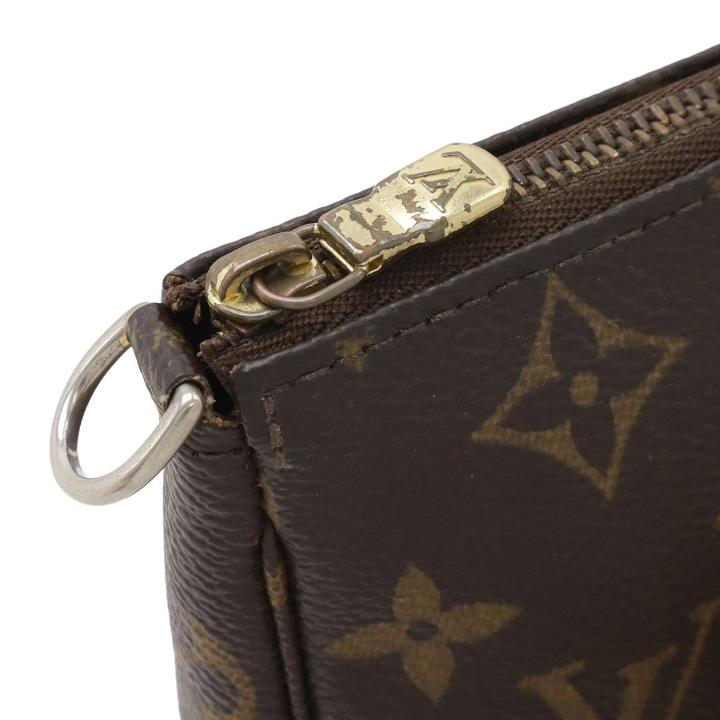 Louis Vuitton Monogram Mini Pochette Pouch Multi — view 4