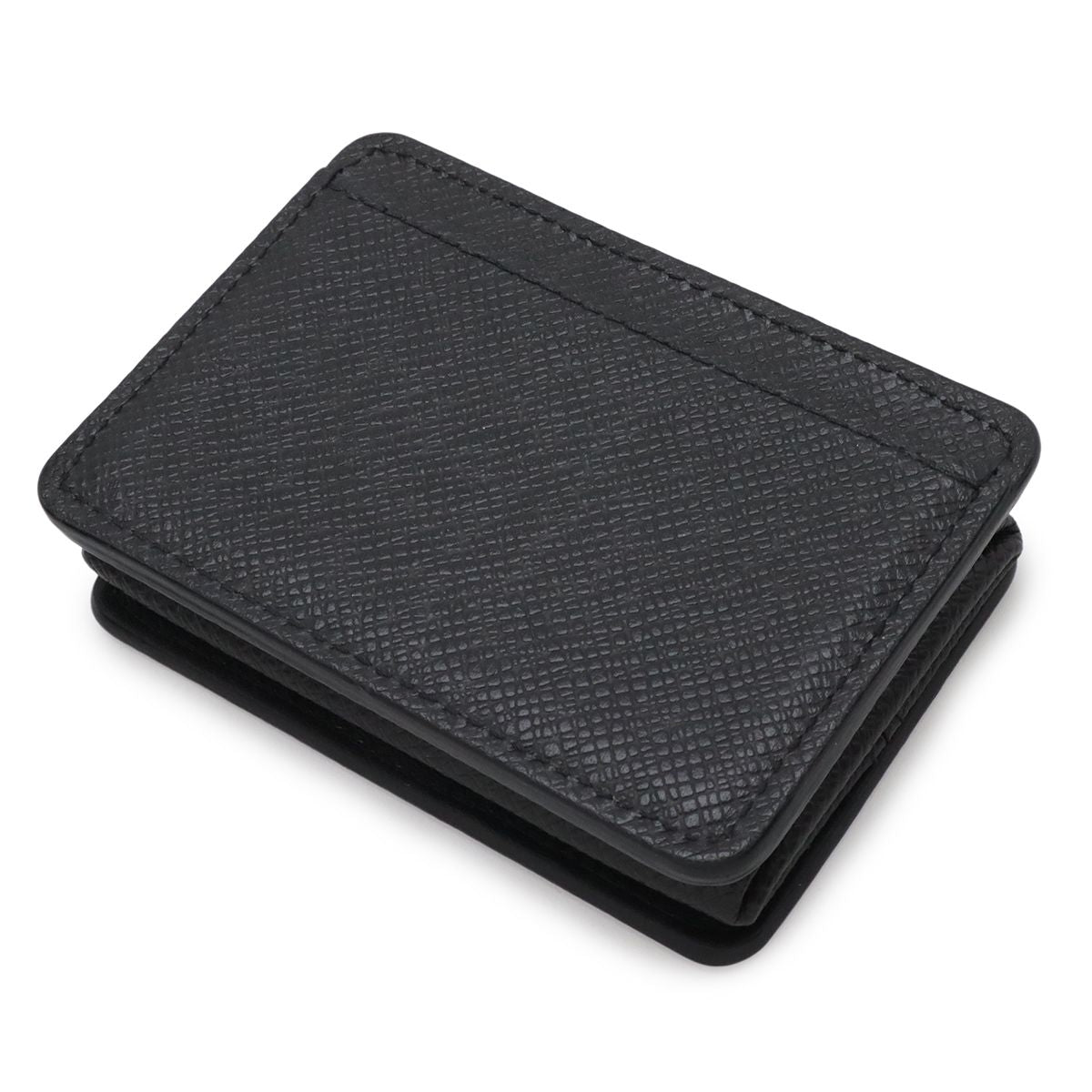 Louis Vuitton Taiga Coin Purse Square Leather Ardoise Black — view 2