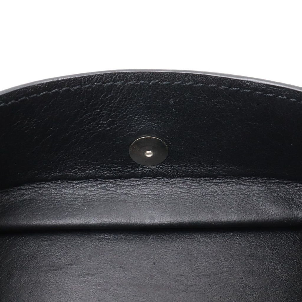 Louis Vuitton Taiga Coin Purse Square Leather Ardoise Black — view 5