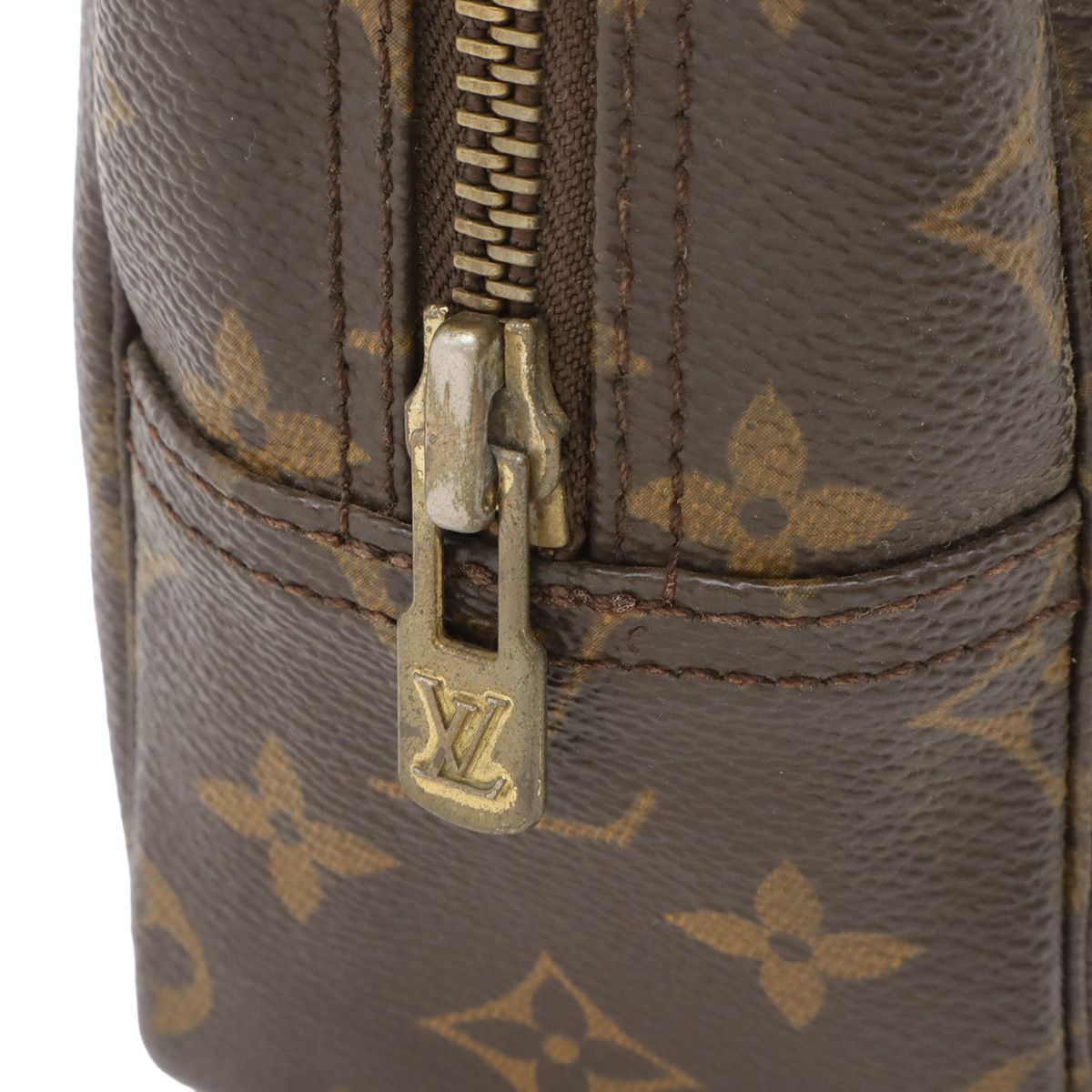 Louis Vuitton Monogram Trousse Toilette 28 Clutch Makeup Pouch — view 6