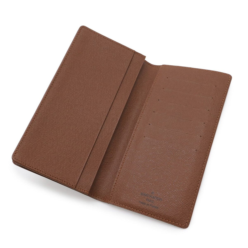 Louis Vuitton Monogram Card Holder Credit Circle Long Bill Bifold Wallet — view 4