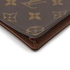 Louis Vuitton Monogram Card Holder Credit Circle Long Bill Bifold Wallet — view 3
